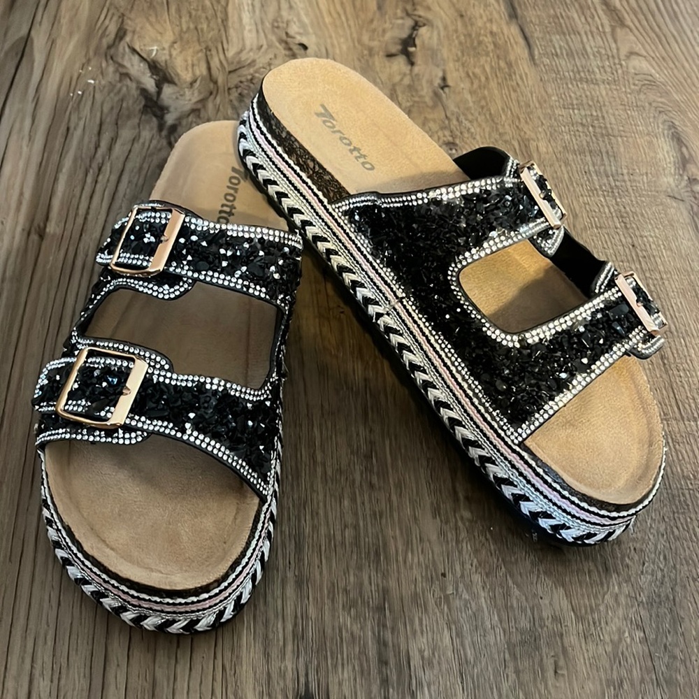 Crystal sandals